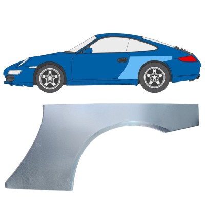 Hátsó sárvédő javító panel hoz Porsche 911 997 2004-2012 / Bal 16380