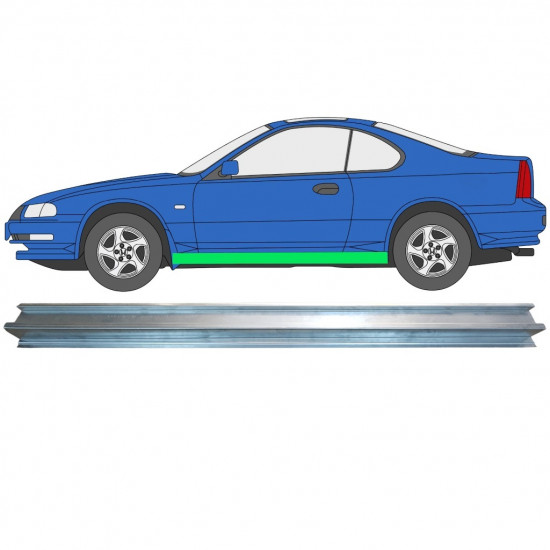 Küszöb javító panel hoz Honda Prelude 1992-1996 / Bal 11291