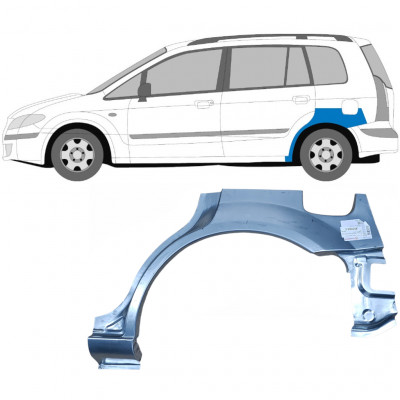 Hátsó sárvédő javító panel hoz Mazda Premacy 1999-2005 / Bal 6018