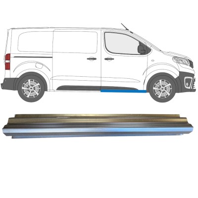 Első ajtó küszöb javító panel hoz Toyota Proace Verso 2016- / Bal = Jobb (szimmetrikus) 14902