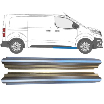 Első ajtó küszöb javító panel hoz Toyota Proace Verso 2016- / Bal = Jobb (szimmetrikus) / Készlet 14903