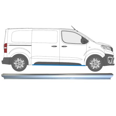 Alsó küszöb javító panel hoz Toyota Proace Verso 2016- / Bal = Jobb (szimmetrikus) 15600