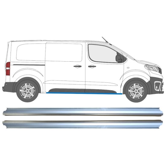 Alsó küszöb javító panel hoz Toyota Proace Verso 2016- / Bal+Jobb / Készlet 15601