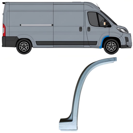 Első sárvédő javító panel hoz Toyota Proace Max 2024- / Jobb 16835