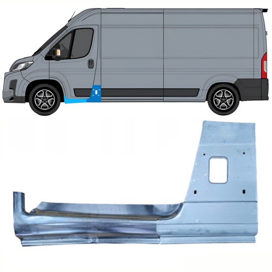 Oszlop javító panel + Küszöb javító panel hoz Toyota Proace Max 2024- / Bal 16733