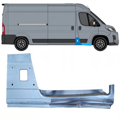 Oszlop javító panel + Küszöb javító panel hoz Toyota Proace Max 2024- / Jobb 16732