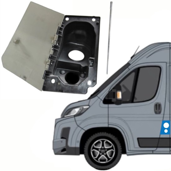 Üzemanyag-töltő fedél EURO 6 ADBLUE hoz Toyota Proace Max 2024- / Bal / Készlet 15945