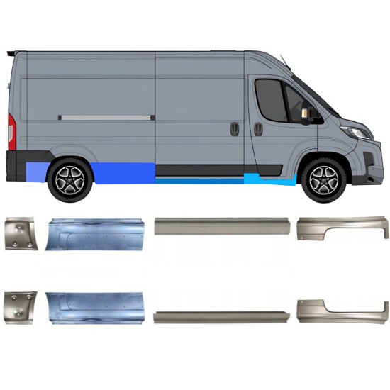 Javító panel készlet hoz Toyota Proace Max 2024- / Bal+Jobb / 16706