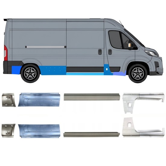 Javító panel készlet hoz Toyota Proace Max 2024- / Bal+Jobb 16709