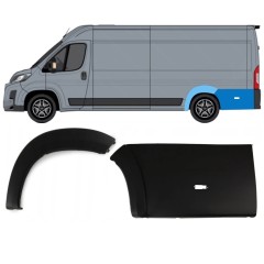 Hátsó kerékív díszítő elemek készlete hoz Toyota Proace Max 2024- / Bal 15892