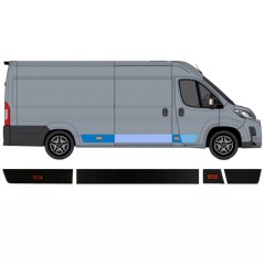 Oldalsó díszítő elemek készlete hoz Toyota Proace Max 2024- / Jobb / 15894