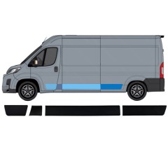 Oldalsó díszítő elemek készlete hoz Toyota Proace Max 2024- / Bal / 15887