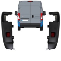 Hátsó lökhárító sarok 270 fokban hoz Toyota Proace Max 2024- / Bal+Jobb / Készlet 15930