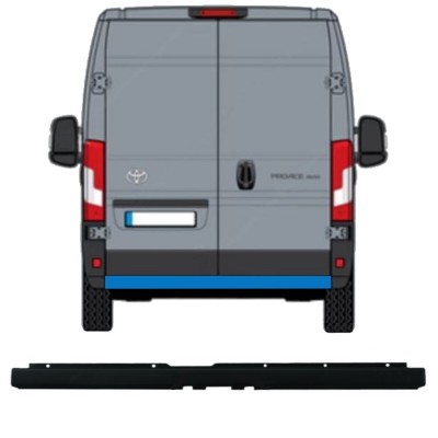 Hátsó lökhárító vonóhorog-nyílással hoz Toyota Proace Max 2024- 16168