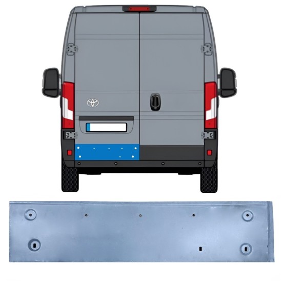 Hátsó ajtó javító panel hoz Toyota Proace Max 2024- / Bal 16721