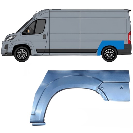 Hátsó sárvédő javító panel hoz Toyota Proace Max 2024- / Bal 16690