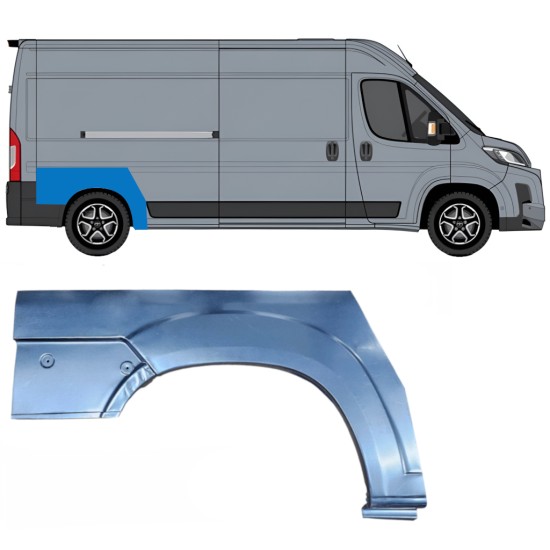 Hátsó sárvédő javító panel hoz Toyota Proace Max 2024- / Jobb 16689