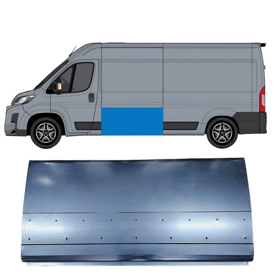 Magas oldalsó rész javító panel hoz Toyota Proace Max 2024- / Bal = Jobb (szimmetrikus) 16717