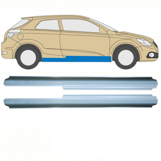 Küszöb javító panel hoz Kia Pro Ceed 2006-2012 / Bal+Jobb / Készlet 10822