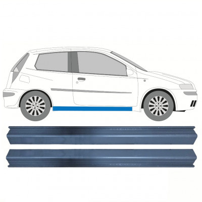 Küszöb javító panel hoz Fiat Punto 2 1999-2010 / Bal = Jobb (szimmetrikus) / Készlet 10396