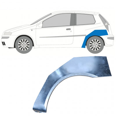 Hátsó sárvédő javító panel hoz Fiat Punto 2 1999-2010 / Bal 7268