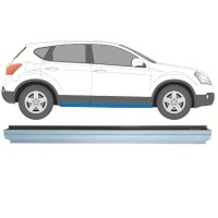 Belső küszöb javító panel hoz Nissan Qashqai 2007-2013 / Bal = Jobb (szimmetrikus) 14979