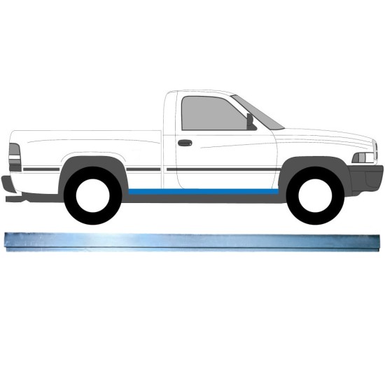 Belső küszöb javító panel hoz Dodge RAM 1993-2002 / Bal = Jobb (szimmetrikus) 16128