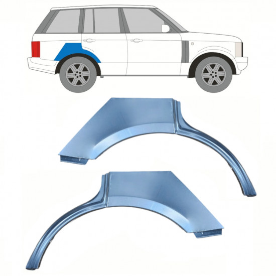 Hátsó sárvédő javító panel hoz Land Rover Range Rover 2002-2012 / Bal+Jobb / Készlet 10287