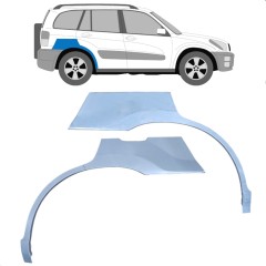 Hátsó sárvédő javító panel hoz Toyota Rav4 2000-2005 / Bal+Jobb / Készlet 9432