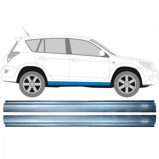 Küszöb javító panel hoz Toyota RAV4 2006-2013 / Bal = Jobb (szimmetrikus) / Készlet 9362