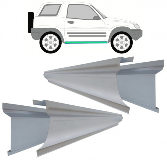 Belső és külső küszöb javító panel hoz Toyota RAV4 1994-2000 / Készlet 10882