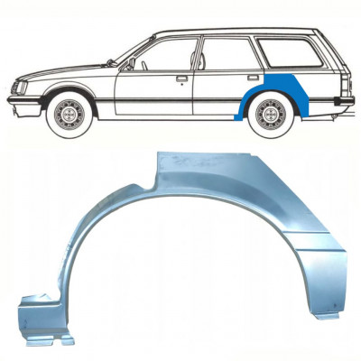 Hátsó sárvédő javító panel hoz Opel Rekord E 1977-1986 / Bal / COMBI /  10787