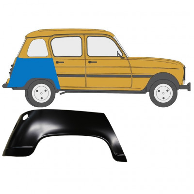 Hátsó sárvédő javító panel hoz Renault 4 1962-1993 / Jobb 7381