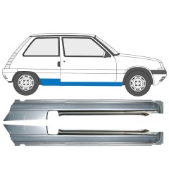 Teljes küszöb hoz Renault 5 1984-1996 / Bal+Jobb / Készlet 9706