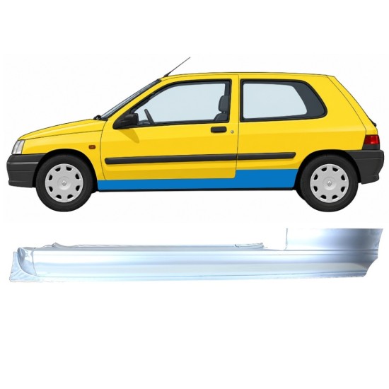 Teljes küszöb hoz Renault Clio I 1990-1998 / Bal 11010