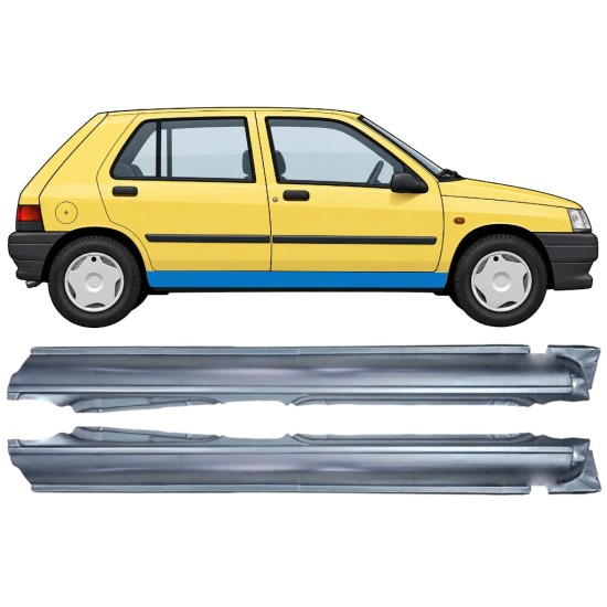 Teljes küszöb hoz Renault Clio I 1990-1998 / Bal+Jobb / Készlet 11014