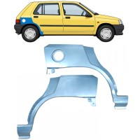 Hátsó sárvédő javító panel hoz Renault Clio I 1990-1998 / Bal+Jobb / Készlet 9849