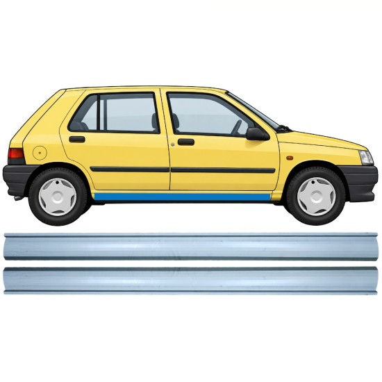 Alsó küszöb javító panel hoz Renault Clio I 1990-1998 / Bal+Jobb / Készlet 9850