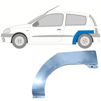 Hátsó sárvédő javító panel hoz Renault Clio 1998-2012 / Bal 7264