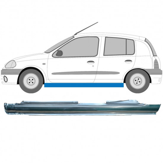 Küszöb javító panel hoz Renault Clio 1998-2012 / Bal 6969