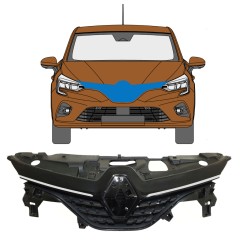 Hűtőrács hoz Renault Clio V 2019- / Készlet 7540