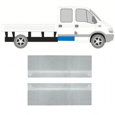 Hátsó ajtó javító panel hoz Renault Master 1998-2010 / Bal+Jobb / Duplafülkés / Készlet 10259