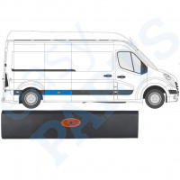 Oldali díszítő elem lámpával hoz Renault Master 2010- / LWB / Jobb /  10548