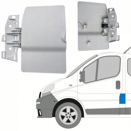 Üzemanyag-töltő fedél  hoz Renault Trafic 2001-2014 / Bal 8349