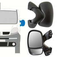 Kézi állítású visszapillantó tükör hoz Renault Trafic 2001-2014 / Bal 8224