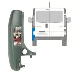 Hátsó lökhárító sarok lámpával hoz Opel Vivaro 2001-2014 / Bal 15310