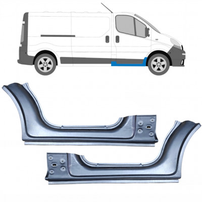 Küszöb javító panel hoz Renault Trafic 2001-2014 / Bal+Jobb / Készlet 10085