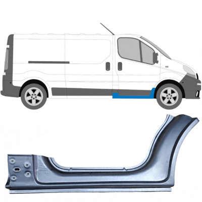 Küszöb javító panel hoz Opel Vivaro / R Trafic 2001- / Jobb 6921