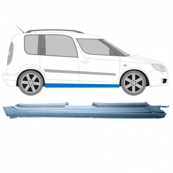 Teljes küszöb hoz Skoda Roomster Praktik 2006-2015 / Jobb 12889