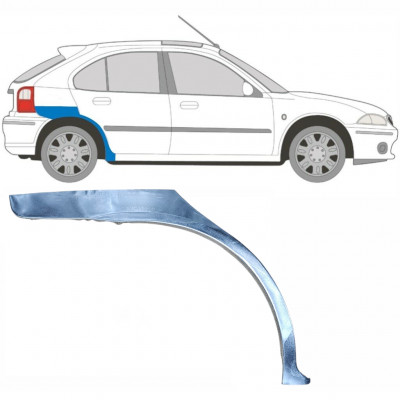 Hátsó sárvédő javító panel hoz Rover 25 Mg Zr 1995-2005 / Jobb 5628